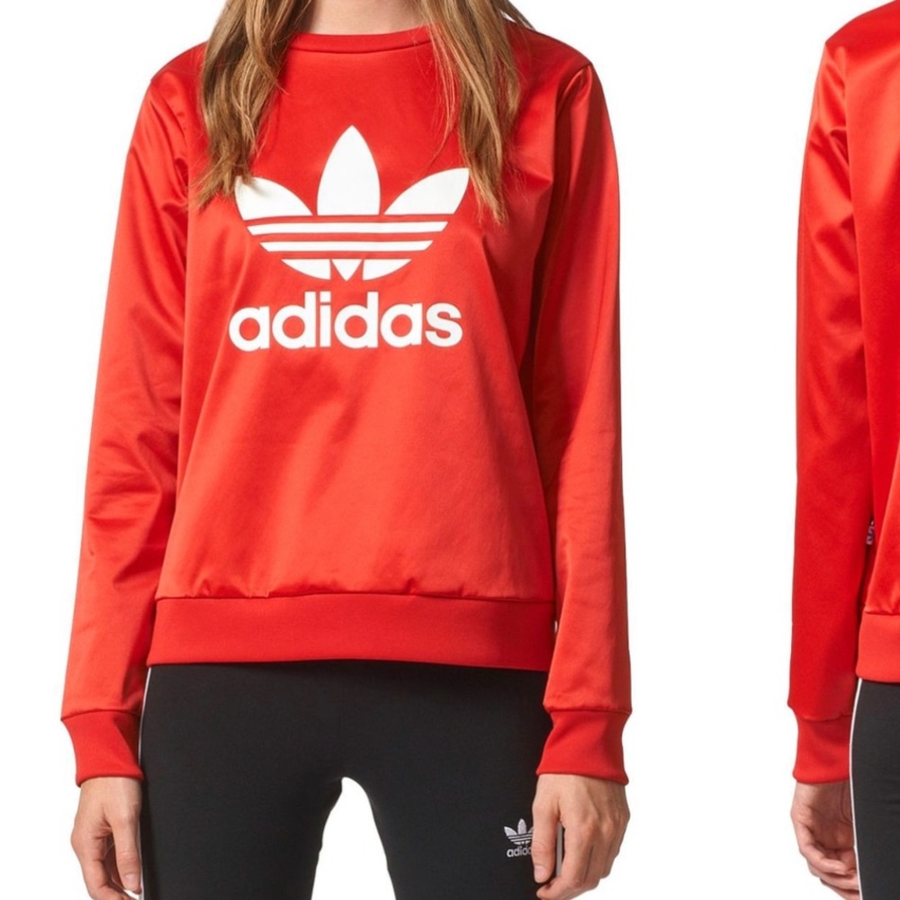 Adidas Trefoil Crew neck Sweater (Red) NWT